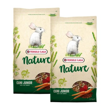 Versele-Laga Nature Cuni Junior für Kaninchen 2x2,3 kg