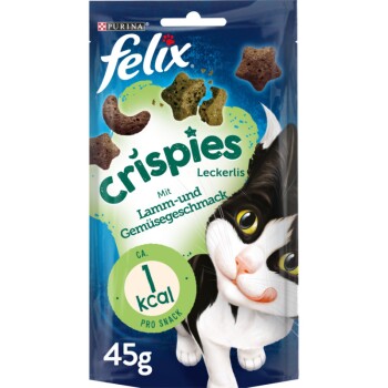Felix Crispies 8x45g Lamm und Gemüse