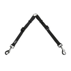 AniOne Nylonkoppel Classic schwarz XS