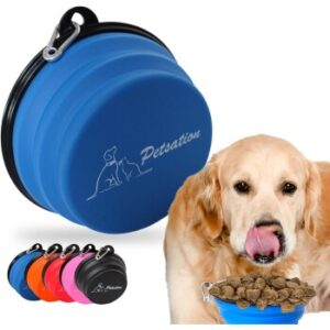 Petsation Faltbarer Reisenapf Blau 1.500 cm³