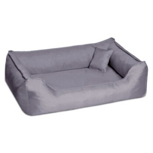 Tierlando DONALD ORTHO Hundebett Anti Haar M L XL XXL 80 100 120 150cm grau/ grau 1,5 m, 25 cm, 1 m