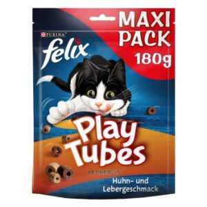 Felix Play Tubes 5x180g Huhn- und Lebergeschmack