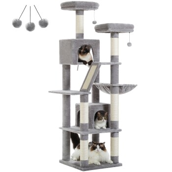 Pawz Road großer Katzenbaum 180cm grau