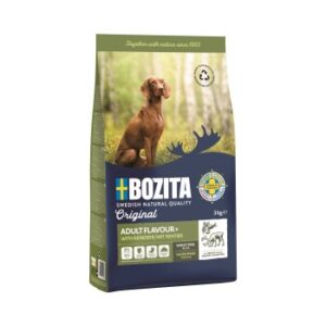 BOZITA Original Trockenfutter für Hunde Adult Flavour+ 2x3 kg