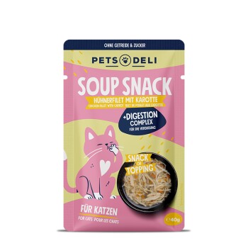 Pets Deli Snack Katze Adult Functional Suppe Digest Huhn 12x40 g