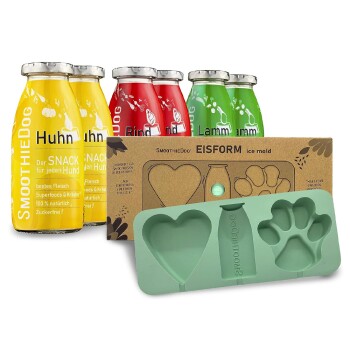 SmoothieDog Klassik 6x 250 ml + Eisform
