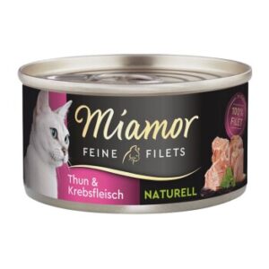 Miamor Feine Filets Naturelle Thun und Krebsfleisch 24x80 g
