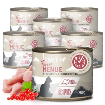 REAVET Feines Menue Kaninchen 6 x 200g