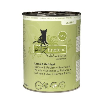 Catz finefood Nassfutter Katze Classic Adult No. 5 Lachs 6x400 g