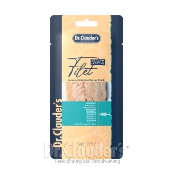 Dr. Clauder's Filet Snack Makrele - 12x 30g