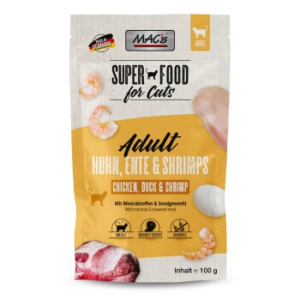 MAC's Nassfutter Katze Adult Huhn, Ente und Shrimp 12x100 g
