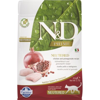 N&D Farmina Prime Adult für kastrierte Katzen 300 g