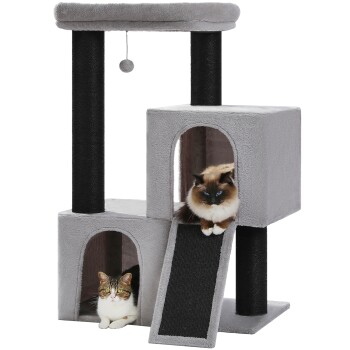 Pawz Road großer Kratzbaum 11cm Stämme schwarz