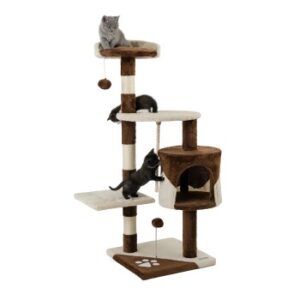 Lionto Kratzbaum Höhe 112 cm braun/ beige