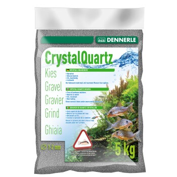 DENNERLE Kristall Quarzkies 5kg schiefergrau