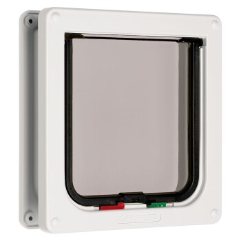 Cat Mate Manuelle Katzenklappe mit 4-Wege-Verriegelung - 235 weiß