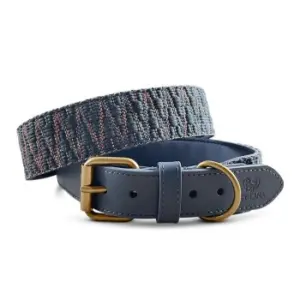 Hey Lana Premium Halsband Gepolstert blau/ grau L