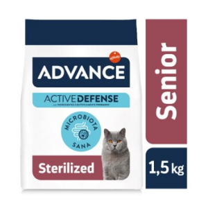 ADVANCE Sterilized - Kroketten für sterilisierte Katzen Senior mit Huhn und Gerste 1,5kg