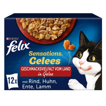 Felix Sensations Gelees 12x85g Geschmacksvielfalt vom Land