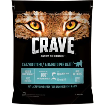 CRAVE mit Lachs und Weißfisch 750 g