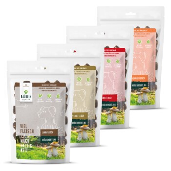BALDUiN Mix Paket 2 Snacks Lamm, Pferd, Wild Huhn