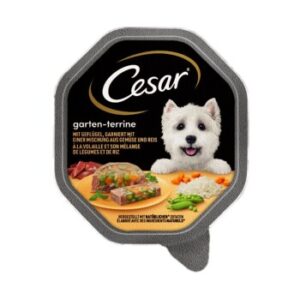 Cesar Garten-Terrine 14x150g Geflügel, Gemüse und Reis