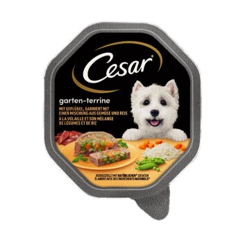 Cesar Garten-Terrine 14x150g Geflügel, Gemüse und Reis