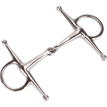 Equinate Schenkeltrense Edelstahl 16mm einfach gebrochen 1,6 cm 14,5 cm