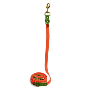 Hey Lana Führleine – Outdoor FLEX – 3-fach verstellbar neon orange 2,5 cm