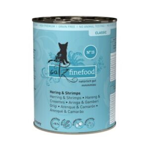 Catz finefood Nassfutter Katze Classic Adult No. 13 Hering und Shrimps 6x400 g