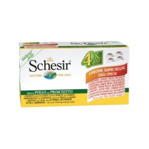 Schesir Multipack Adult 4x85g Huhn und Schinken