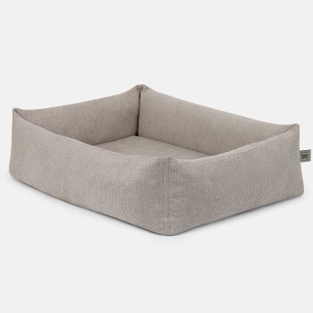 PAW WOW Hundebett EMMA Velours Greige L