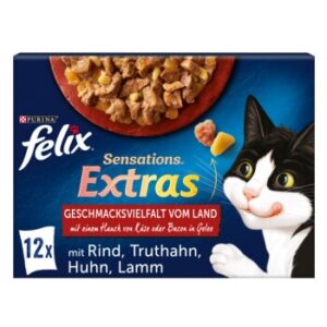 Felix Sensations Extras Gelees 12x85g Geschmacksvielfalt vom Land