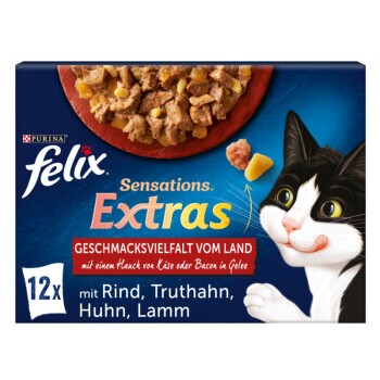 Felix Sensations Extras Gelees 12x85g Geschmacksvielfalt vom Land