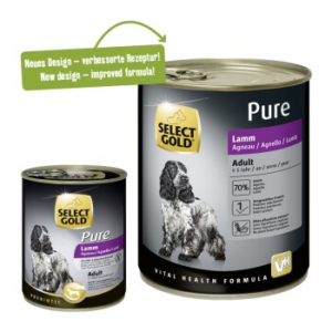 SELECT GOLD Pure Adult Lamm 24x800 g