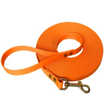 bio-leine 25-35 kg Schleppleine Biothane honigmelone 7,5 m