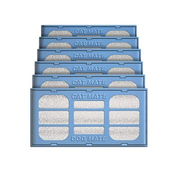 Cat Mate Ersatzfilter: Cat Mate und Dog Mate Trinkbrunnen für Haustiere (6er-Pack) (389)