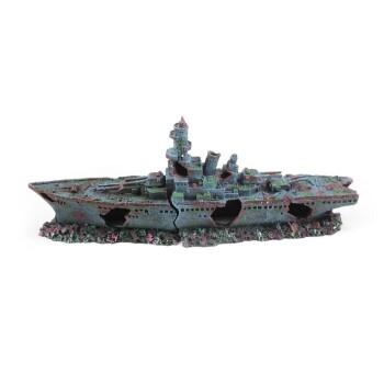 Aquatlantis Aquariendeko Zerstörer Schiff L