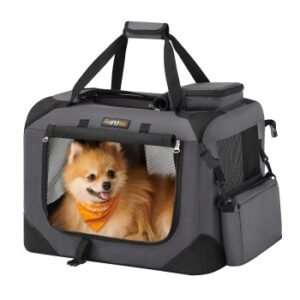 FEANDREA S-XXXL Transportbox Oxford-Gewebe grau 50 cm, 35 cm, 35 cm