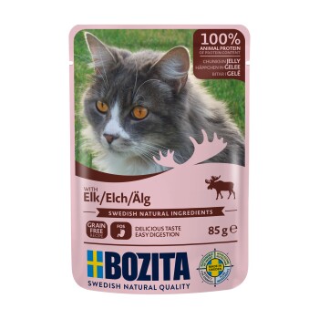 BOZITA Häppchen in Gelee 12x85g Elch