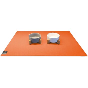 SANOZOO ® - Napfunterlage - Öko-Tex und Made in Germany orange 70 cm, 1,2 m