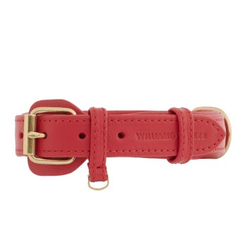 William Walker Hundehalsband Plain Chili XXS