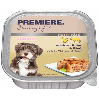 PREMIERE Petit Pâté Junior Geflügel und Rind 11x150 g