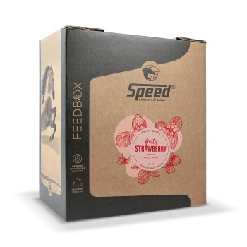 Speed delicious speedies STRAWBERRY, 8 kg Feedbox XS