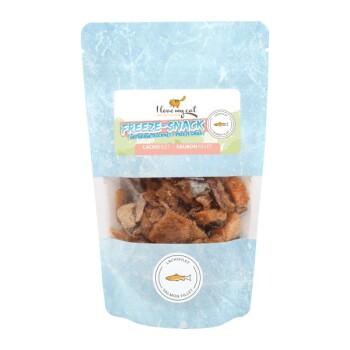 I love my cat Freeze-Snack für Katzen mit Lachsfilet - 25g