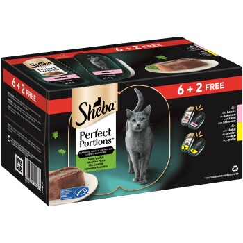 Sheba Perfect Portions 4x 16x37,5 g Lachs und Huhn