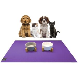 SANOZOO ® - Napfunterlage - Öko-Tex und Made in Germany lila 80 cm, 1,4 m