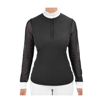 4Riders Turnier-Langarmshirt München schwarz 42 - EU