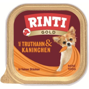 RINTI Gold Mini 16x100g Truthahn und Kaninchen