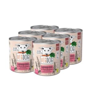 VEGDOG Nassfutter Sensitive Lupine Vorteilspack 6x800 g